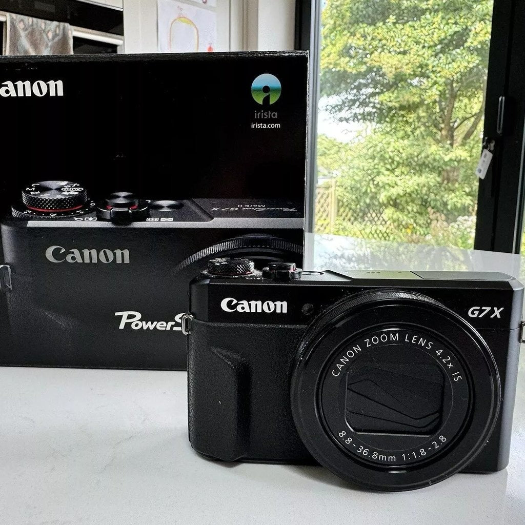Used ๐โห๐ Canon PowerShot G7X Mark II Digital Camera (Black) ๐ฅ๐๐ท