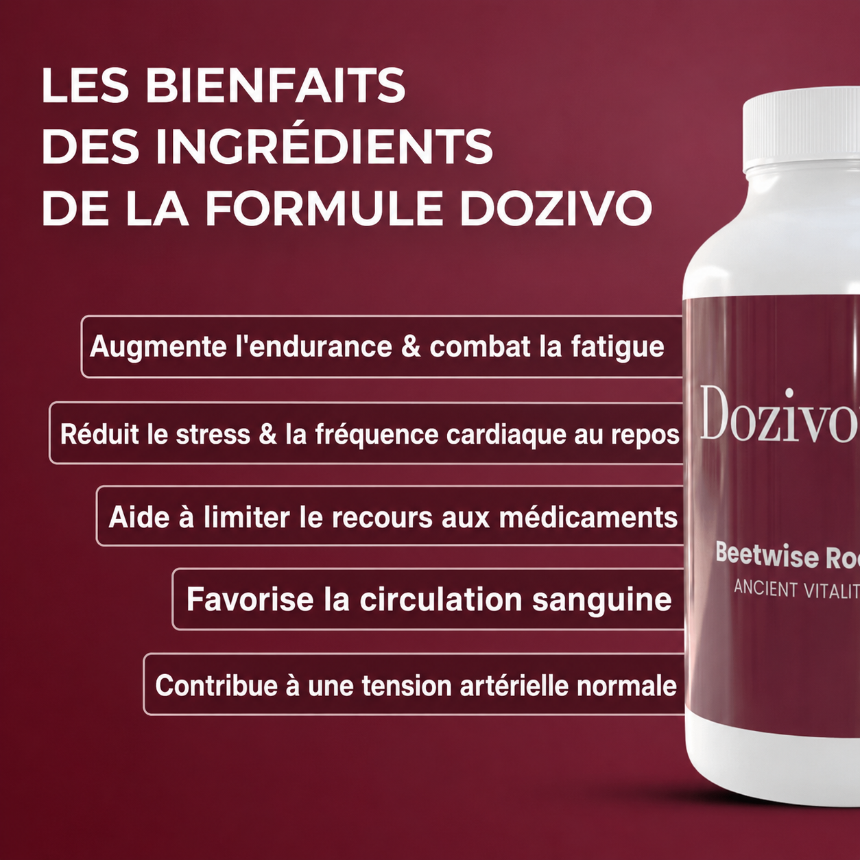 GÉLULES DE BETTERAVE BIO