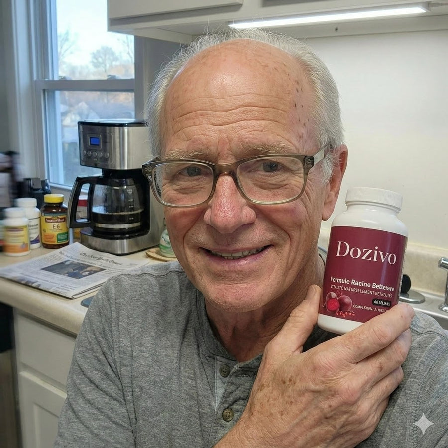Marc T. souriant en extérieur