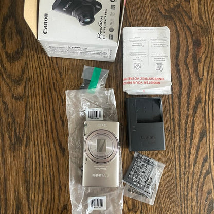 🍇 🎀 Canon PowerShot Elph 360 HS (Silver) 📷