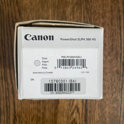 🍇 🎀 Canon PowerShot Elph 360 HS (Silver) 📷