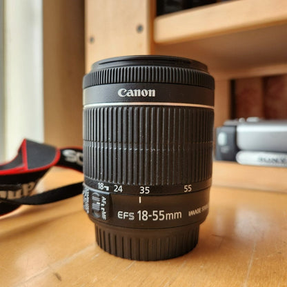 🍇 ₊˚💜 Canon EOS Rebel T6i / 750D Digital Camera with EF-S 18-55mm IS Lens 🍥 🎀📷