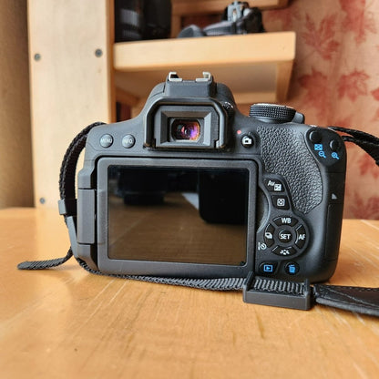 🍇 ₊˚💜 Canon EOS Rebel T6i / 750D Digital Camera with EF-S 18-55mm IS Lens 🍥 🎀📷