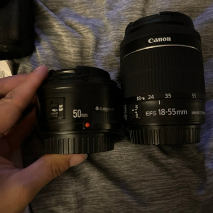 🍇 ₊˚💜 Canon EOS Rebel T6i Digital Camera 🎀📷