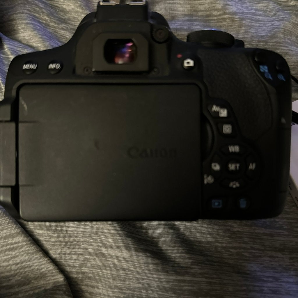 🍇 ₊˚💜 Canon EOS Rebel T6i Digital Camera 🎀📷