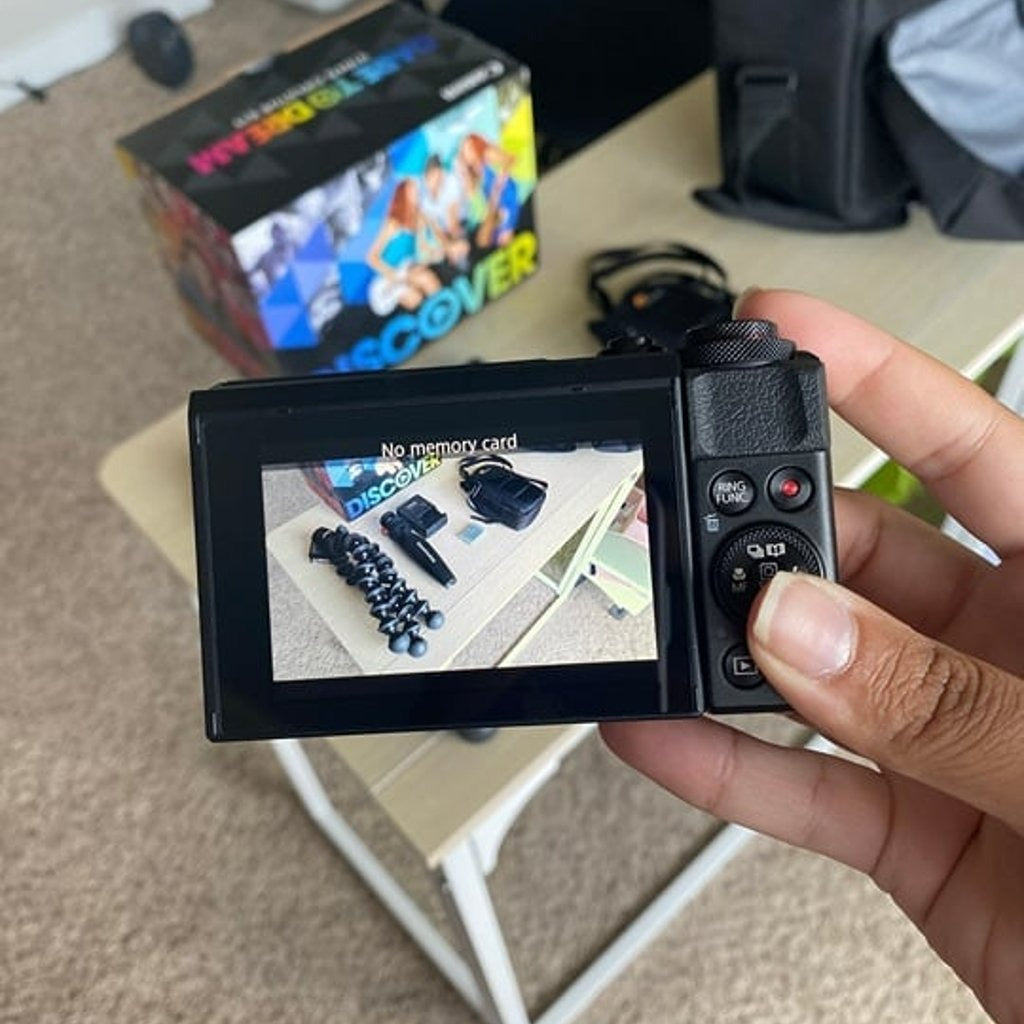 Used 🍇₊˚💜 Canon PowerShot G7X Mark II Digital Camera Video Creator Kit Bundle 🍥🎀📷