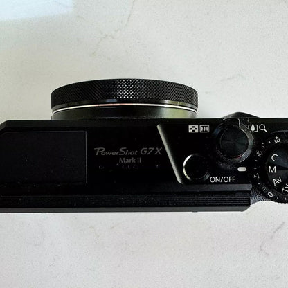 Used 🍇₊˚💜 Canon PowerShot G7X Mark II Digital Camera (Black) 🍥🎀📷