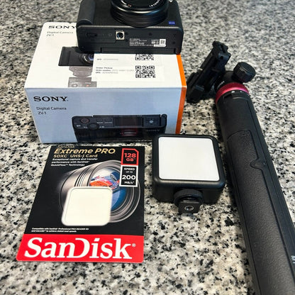 Used 🍇 ₊˚💜 Sony ZV-1 Digital Camera (Black)