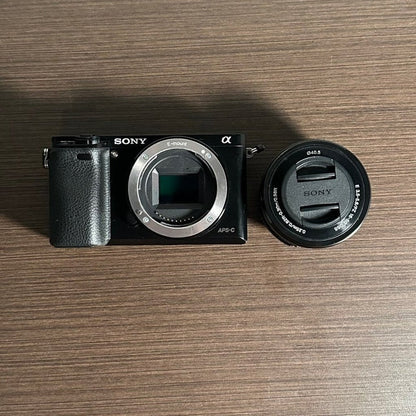 Used 🍇₊˚💜 Sony Alpha a6000 Mirrorless Camera with 16-50mm Retractable Lens 🍥🎀📷